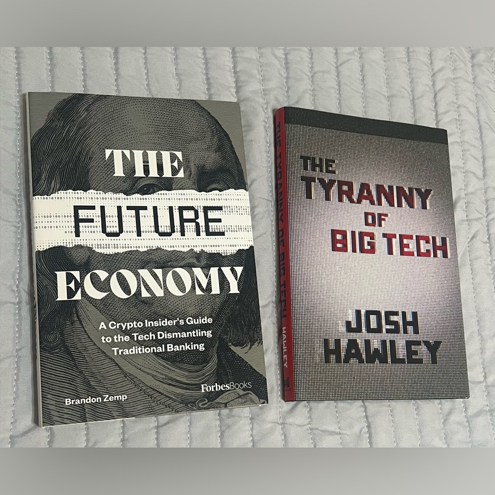 The Future Economy and The Tyranny of Big Tech Books